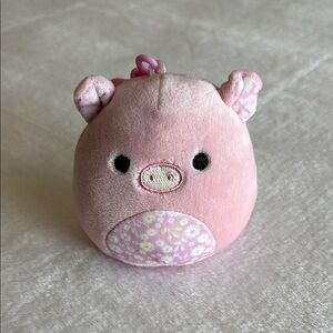 Squishmallows Peter the Pink Pig Clip On Plush